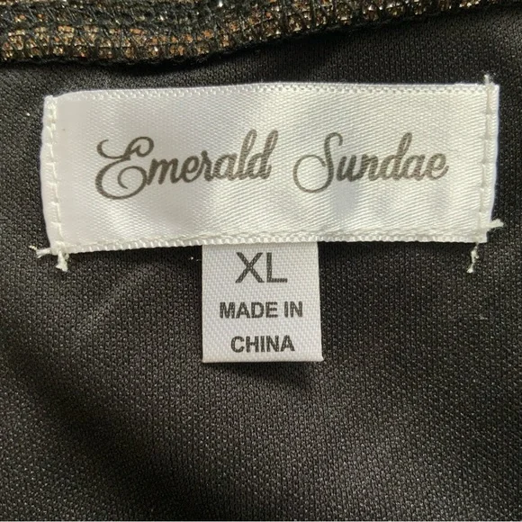 NWT Emerald Sundae Strappy Sexy Bodycon Mini Dress Size XL - Picture 9 of 9